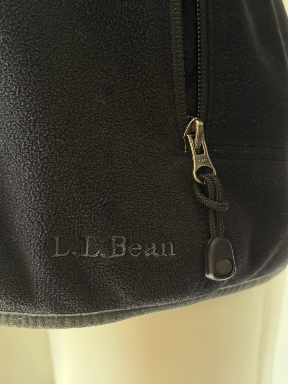 L.L. Bean Women’s Black Full-Zip Performance Fleece Jacket - Picture 4 of 8